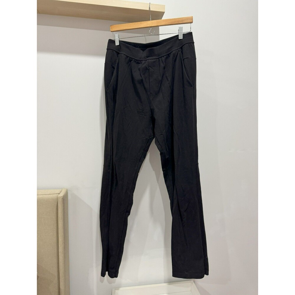 Lululemon Mens L Black Discipline Pant Sweatpants Drawstring Sweat Wicking 32"